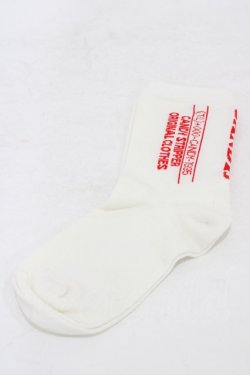 画像2: Candy Stripper / CND TOKYO SOCKS  白 H-25-09-25-1011-PU-ZA-KB-ZH