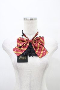 ATELIER PIERROT / ハリー・ポッター レースフリルリボンタイ  グリフィンドール（レッド） H-25-09-25-1014-EL-ZA-KB-ZH