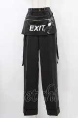 MILKBOY / フラップ付パンツ  黒 H-25-09-25-1019-MB-PA-KB-ZH