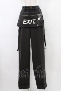 MILKBOY / フラップ付パンツ  黒 H-25-09-25-1019-MB-PA-KB-ZH