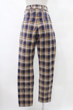 画像2: MILKBOY / CHECK PANTS  ネイビー H-25-09-25-1020-MB-PA-KB-ZH