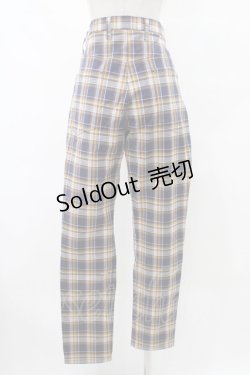 画像2: MILKBOY / CHECK PANTS  ネイビー H-25-09-25-1020-MB-PA-KB-ZH