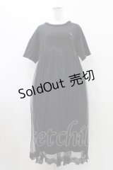 Candy Stripper / BRAVE DINOSAUR LINGERIEワンピース  ブラック H-25-09-25-1029-PU-OP-KB-ZT456