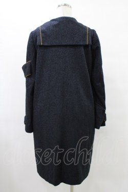 画像2: ネバアランド / 腕章風ワンピース  紺 H-25-09-25-1030-LO-OP-KB-ZH