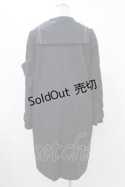 画像2: ネバアランド / 腕章風ワンピース  紺 H-25-09-25-1030-LO-OP-KB-ZH