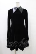 KILL STAR / Cathedral II skater Dress M 黒×白 H-25-09-25-1032-SL-OP-KB-ZH