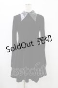 KILL STAR / Cathedral II skater Dress M 黒×白 H-25-09-25-1032-SL-OP-KB-ZH