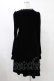 画像2: KILL STAR / Imperia Long Sleeve Velvet Dress S 黒 H-25-09-25-1033-SL-OP-KB-ZH (2)