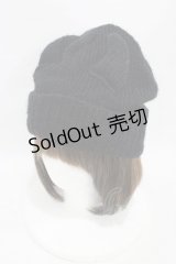 HELL CAT PUNKS / 角付きニット帽  黒 H-25-09-25-1004-PU-AC-KB-ZH