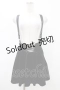 KILL STAR / ABOLOFT SUSPENDER DRESS SKIRT XS ブラック H-25-09-25-1037-SL-SK-KB-ZH