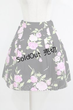 画像1: JESUS DIAMANTE / 新JAPON DOLLスカート 38 プレミアムローズブラック H-25-09-26-024-JE-SK-NS-ZH