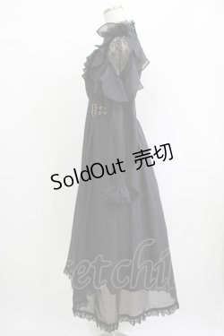 画像2: couture BY ROJITA / ラッフルロングワンピース Free ブラック H-25-09-26-025-GO-OP-NS-ZH