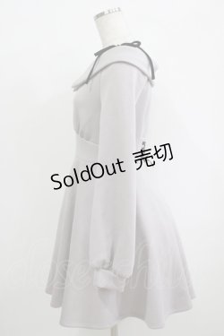 画像2: An MILLE / ショルダーリボンスウェットワンピース Free チャコール H-25-09-26-026-EL-OP-NS-ZH