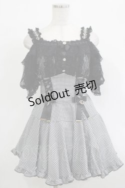 画像1: LIZ LISA / オフショルレイヤードワンピース Free ブラック H-25-09-26-027-LO-OP-NS-ZH