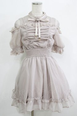 画像1: couture BY ROJITA / レイヤード風オフショルワンピース Free ピンク H-25-09-26-029-GO-OP-NS-ZH