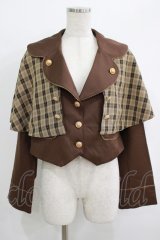 Amavel / くまの探偵さん ケープセットジャケット Free ブラウン H-25-09-26-035-CA-JA-NS-ZH