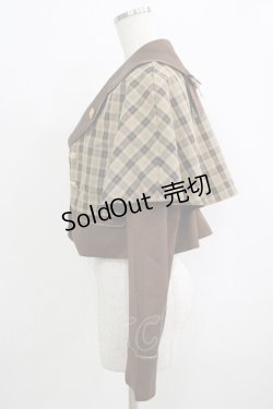 画像2: Amavel / くまの探偵さん ケープセットジャケット Free ブラウン H-25-09-26-035-CA-JA-NS-ZH