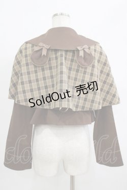 画像3: Amavel / くまの探偵さん ケープセットジャケット Free ブラウン H-25-09-26-035-CA-JA-NS-ZH