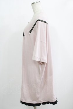 画像2: Ank Rouge / レイヤードラビットBigTe M ピンク H-25-09-26-042-CA-TO-NS-ZH
