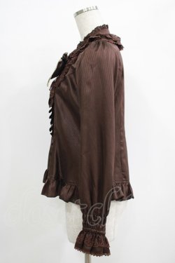 画像2: Dear Celine / Valentine's Chocolateブラウス L ブラウン H-25-09-26-045-LO-BL-NS-ZH