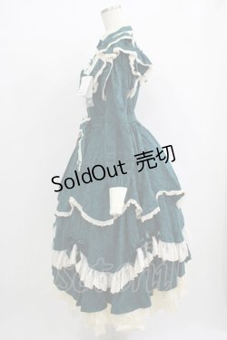 画像2: axes femme kawaii / 童話の小公女ジャンスカ M グリーン H-25-09-26-006-AX-OP-NS-ZH