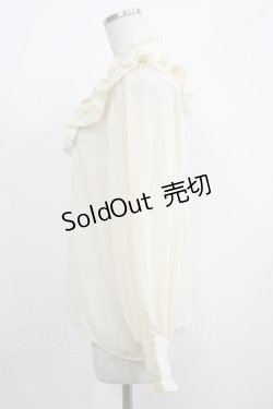 画像2: axes femme kawaii / クラシカルドールブラウス M 生成り H-25-09-26-046-AX-BL-NS-ZH