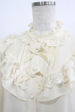 画像4: axes femme kawaii / クラシカルドールブラウス M 生成り H-25-09-26-046-AX-BL-NS-ZH