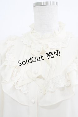 画像4: axes femme kawaii / クラシカルドールブラウス M 生成り H-25-09-26-046-AX-BL-NS-ZH