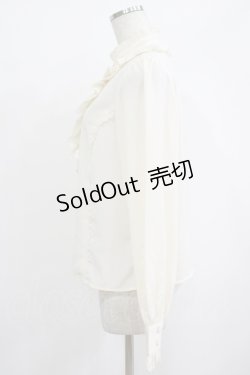 画像2: axes femme kawaii / スタンドフリルブラウス M 生成り H-25-09-26-047-AX-BL-NS-ZH