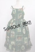Perla nell' ostrica / Fruit Still Life Art Museum Jumper Skirt L グリーン H-25-09-26-1003-EL-OP-NS-ZH