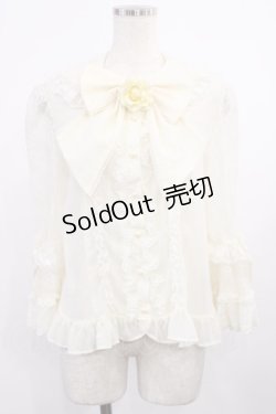 画像1: Angelic Pretty / 夢みる舞踏会ブラウス Free 生成り H-25-09-26-1026-AP-BL-NS-ZH