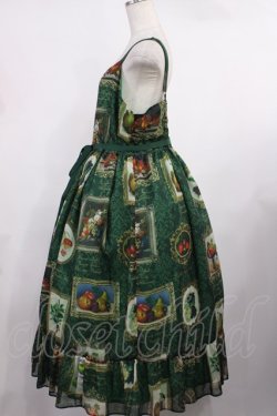 画像2: Perla nell' ostrica / Fruit Still Life Art Museum Jumper Skirt L グリーン H-25-09-26-1003-EL-OP-NS-ZH