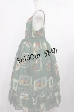 画像2: Perla nell' ostrica / Fruit Still Life Art Museum Jumper Skirt L グリーン H-25-09-26-1003-EL-OP-NS-ZH