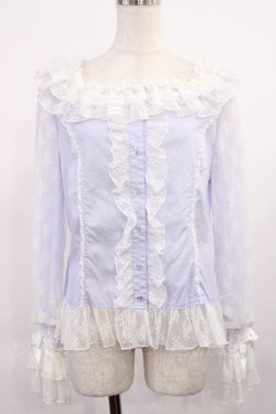 画像1: Angelic Pretty / フランソワーズブラウス Free ラベンダー H-25-09-26-1029-AP-BL-NS-ZH
