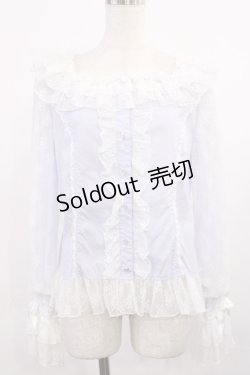 画像1: Angelic Pretty / フランソワーズブラウス Free ラベンダー H-25-09-26-1029-AP-BL-NS-ZH