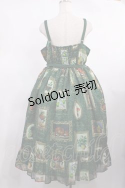 画像3: Perla nell' ostrica / Fruit Still Life Art Museum Jumper Skirt L グリーン H-25-09-26-1003-EL-OP-NS-ZH