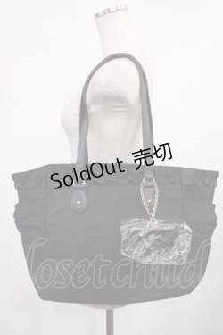 画像1: m petit by misako / TT*AMリボンチャームTT  ブラック H-25-09-26-1038-LO-BG-NS-ZH