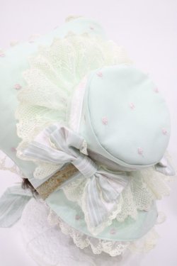画像2: BABY,THE STARS SHINE BRIGHT / Scarlet ~Primavera Waltz Bonnet Hat~  ミント H-25-09-26-1039-BA-AC-KB-ZH