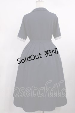 画像2: an another angelus / レースレイヤードクレリックワンピース Free NAVY H-25-09-26-1004-CA-OP-NS-ZH