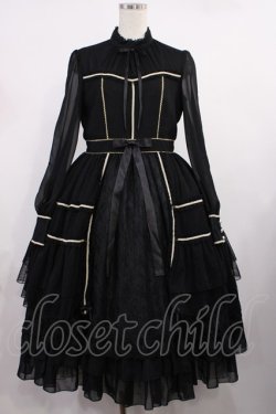 画像1: Angelic Pretty / Elegant Lacyワンピース Free ブラック H-25-09-26-1005-AP-OP-NS-ZH