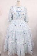 Angelic Pretty / Candy Petit Heartワンピース Free サックス H-25-09-26-1006-AP-OP-NS-ZH