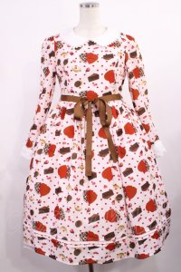 mellfy memory / Lolime/Alice's Valentineワンピース M ピンク H-25-09-26-1009-LO-OP-NS-ZH