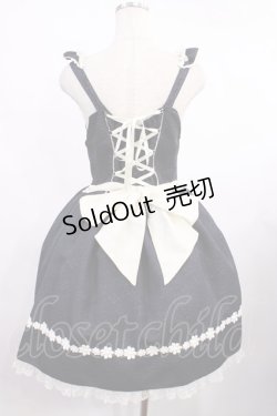 画像5: BABY,THE STARS SHINE BRIGHT / グラスグリーンのPastoral お花摘みの少女ジャンパースカート Free ブラック H-25-09-26-1012-BA-OP-NS-ZH