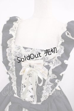 画像6: BABY,THE STARS SHINE BRIGHT / グラスグリーンのPastoral お花摘みの少女ジャンパースカート Free ブラック H-25-09-26-1012-BA-OP-NS-ZH