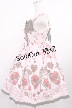 画像2: BABY,THE STARS SHINE BRIGHT / Strawberry Loves Chocolate柄ジャンパースカートII Free ピンク H-25-09-26-1014-BA-OP-NS-ZH