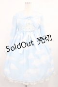 Angelic Pretty / Misty Skyワンピース Free サックス H-25-09-26-1015-AP-OP-NS-ZH