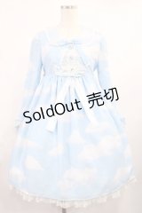 Angelic Pretty / Misty Skyワンピース Free サックス H-25-09-26-1015-AP-OP-NS-ZH