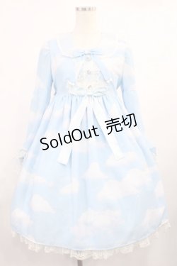 画像1: Angelic Pretty / Misty Skyワンピース Free サックス H-25-09-26-1015-AP-OP-NS-ZH