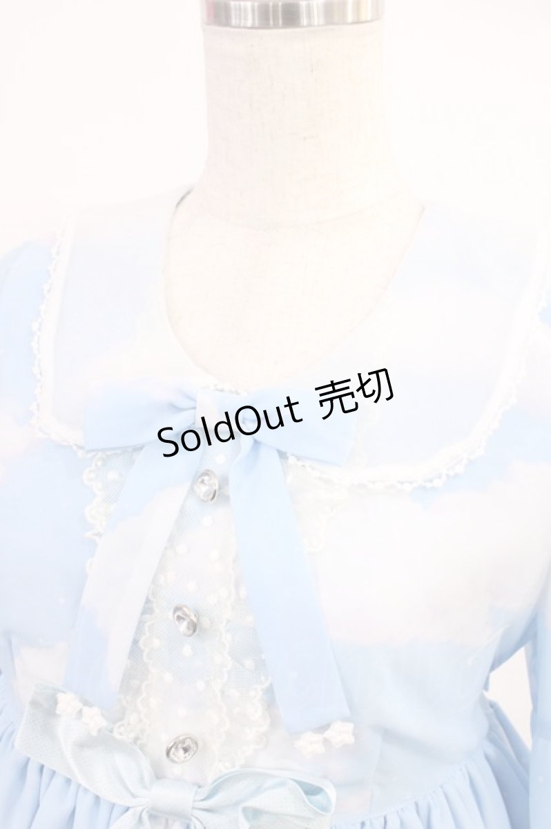 画像4: Angelic Pretty / Misty Skyワンピース Free サックス H-25-09-26-1015-AP-OP-NS-ZH (4)