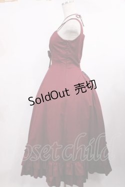 画像2: Victorian maiden / ノーブルサテンマリーローズドレス free ワイン H-25-09-26-1002-CL-OP-NS-ZH